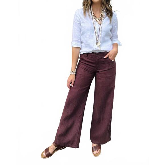 NEW SANCTUARY relaxed linen arden pant in mesa